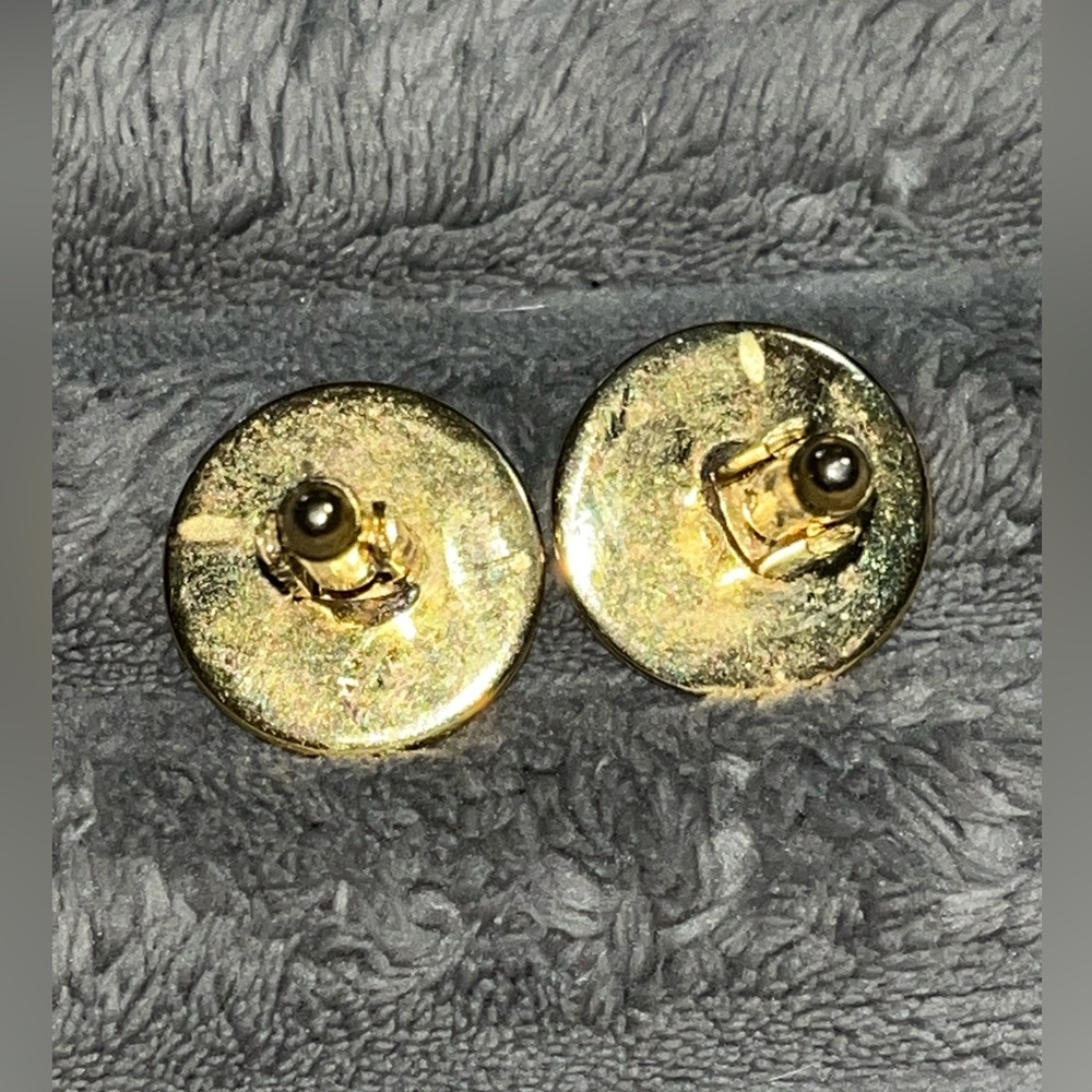 SWANK Vintage 50’s Initial “C” Cuff Links & Tie Tack set gold tone - Picture 8 of 10